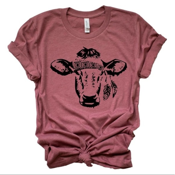 Bella Canvas Tops - Bella Canvas Gypsy Cow T-Shirt